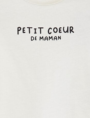 T-shirt à message