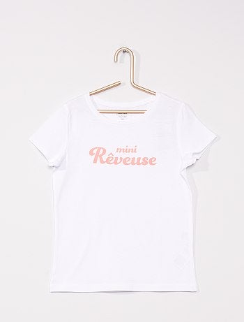 T-shirt à message éco-conçu