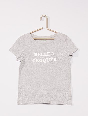 T-shirt à message éco-conçu