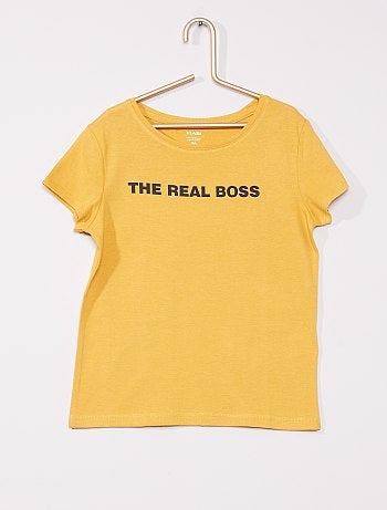 T-shirt à message éco-conçu