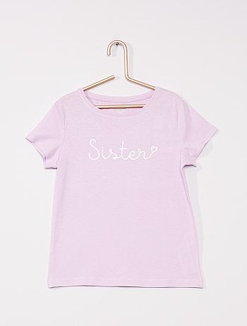 T-shirt à message éco-conçu