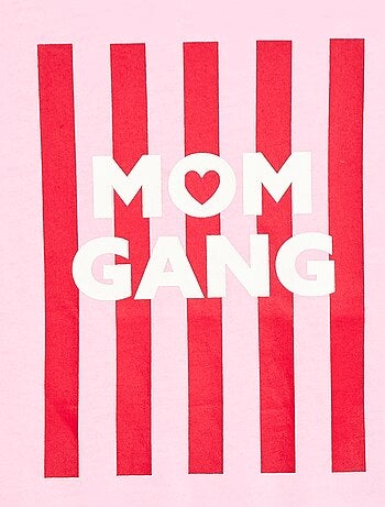 T-shirt à message fête des mères