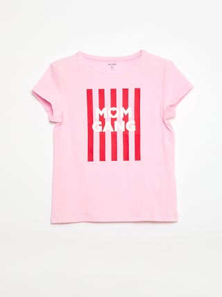 T-shirt à message fête des mères