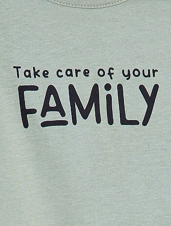 T-shirt à message