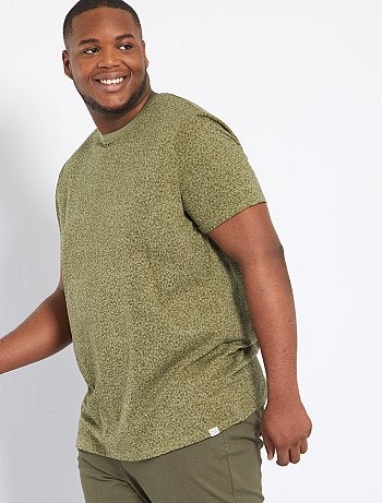 T-shirt à micro motif éco-conçu