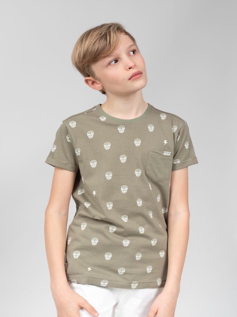 T-Shirt Enfant Cavalliera à Motif Cheval - Taille 140-146 (8-10 Ans), Occasion Très Bon État