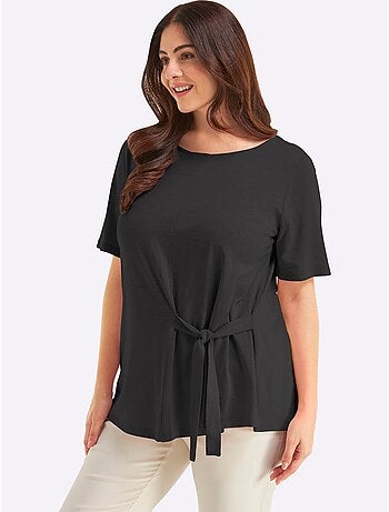 T-shirt à Nouer Devant - Taille Standard - Sheego