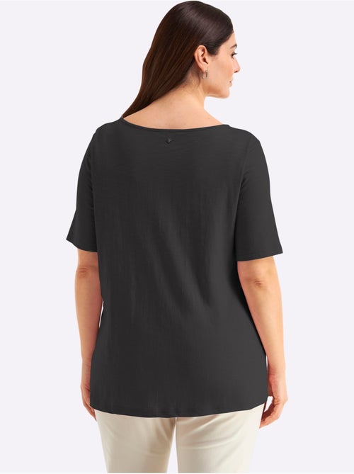T-shirt à Nouer Devant - Taille Standard - Sheego - Kiabi