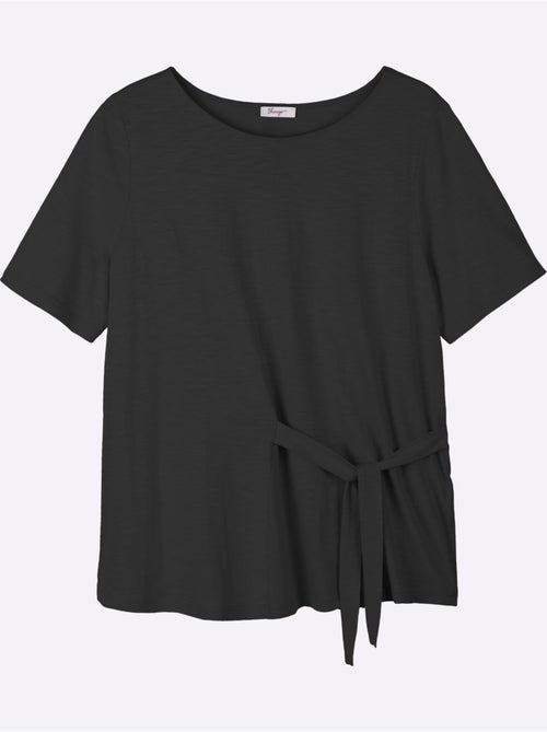 T-shirt à Nouer Devant - Taille Standard - Sheego - Kiabi
