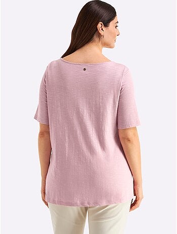 T-shirt à Nouer Devant - Taille Standard - Sheego