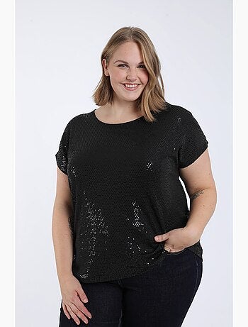 T-shirt à paillettes