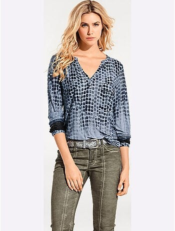 T-shirt à Pois - Taille Standard - Helline