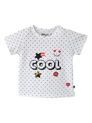 T SHIRT A POIS FILLE AFIA