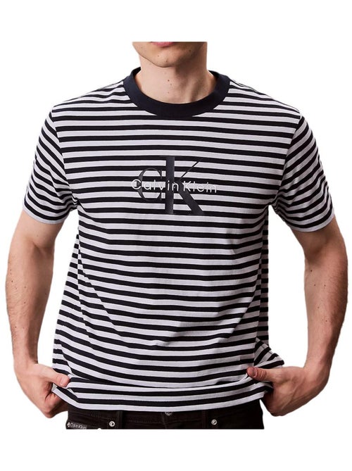 T-Shirt à Rayure Homme Calvin Klein Jeans - Kiabi