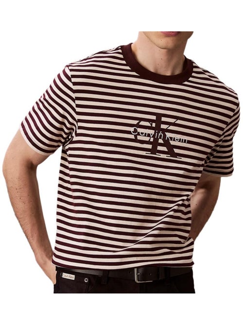 T-Shirt à Rayure Homme Calvin Klein Jeans - Kiabi