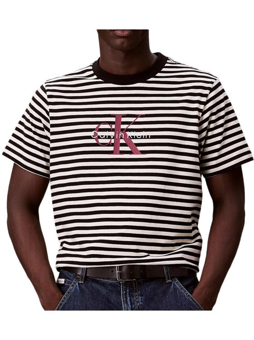 T-Shirt à Rayure Homme Calvin Klein Jeans - Kiabi