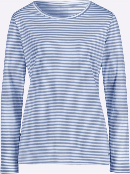 T-shirt à Rayures 50% Coton - Taille Standard - Witt - Kiabi