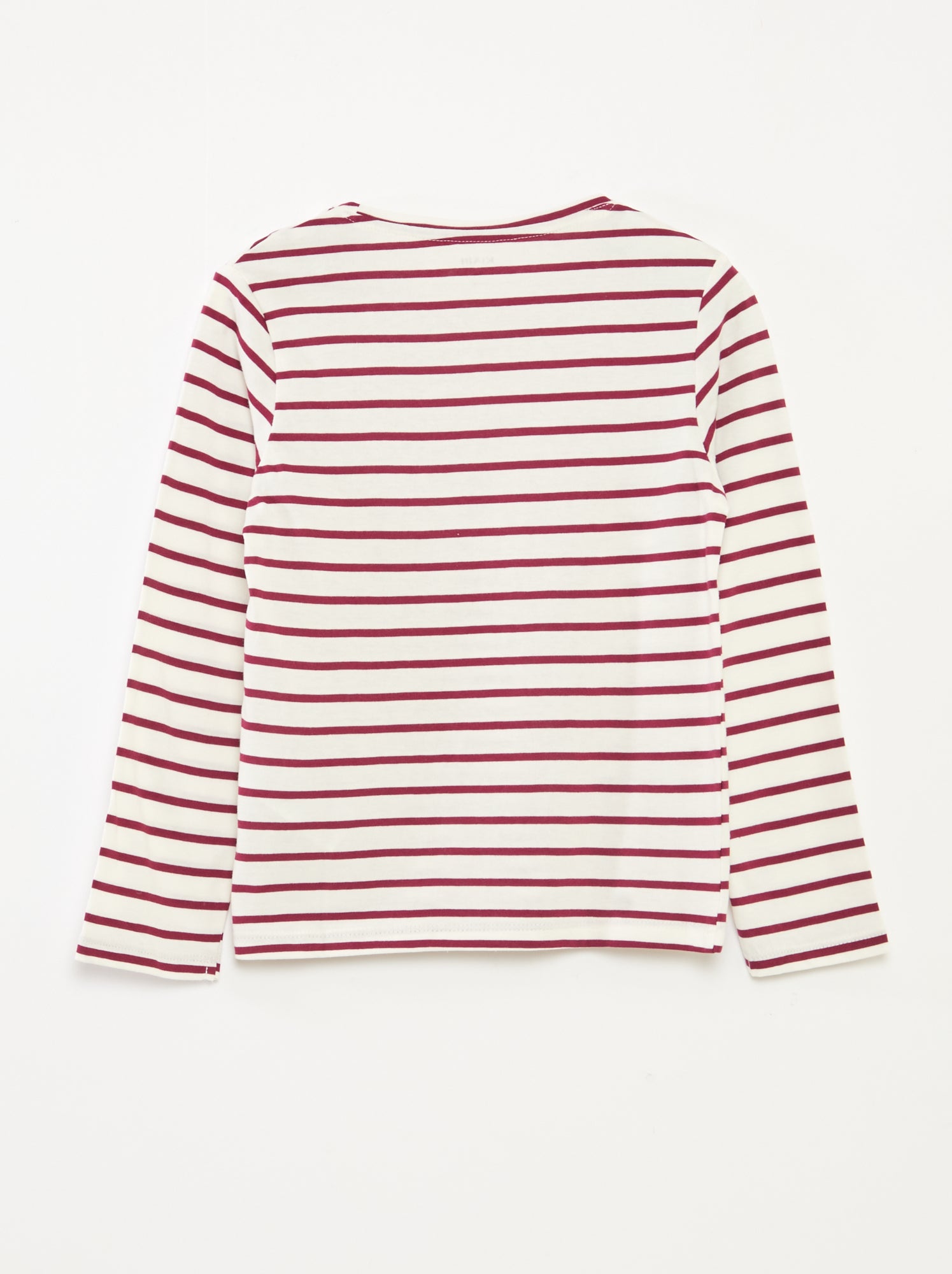 T-shirt Manches Longues Femme Vintage Rayé - 100% Coton, Col Rond, Poignets Côtelés - Style Rétro Années 60