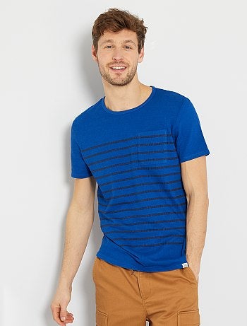 T-shirt à rayures éco-conçu