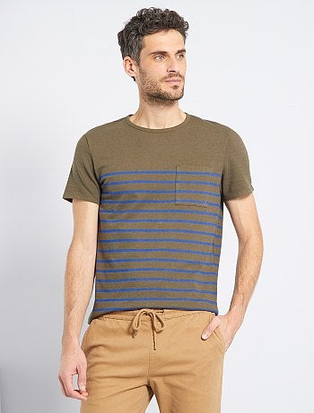T-shirt à rayures éco-conçu