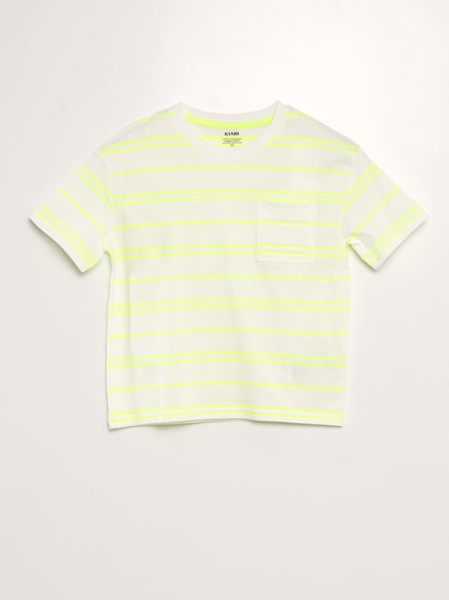 T-shirt à rayures en jersey - Kiabi