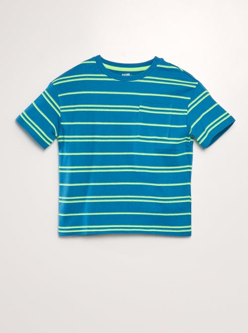 T-shirt à rayures en jersey - Kiabi