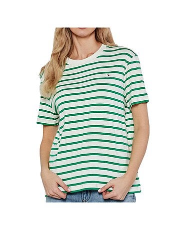 T-shirt à Rayures Femme Tommy Hilfiger Rlx Modern Cody