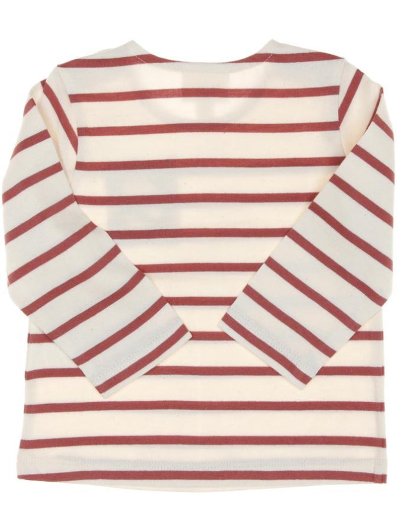 T-shirt à Rayures Fille Rose - Kiabi
