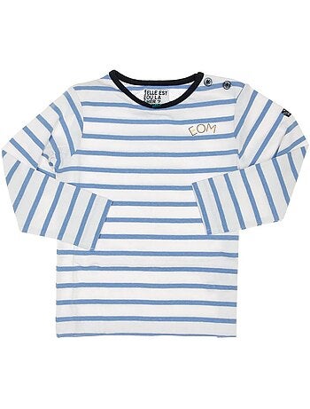 T-shirt à Rayures Garçon