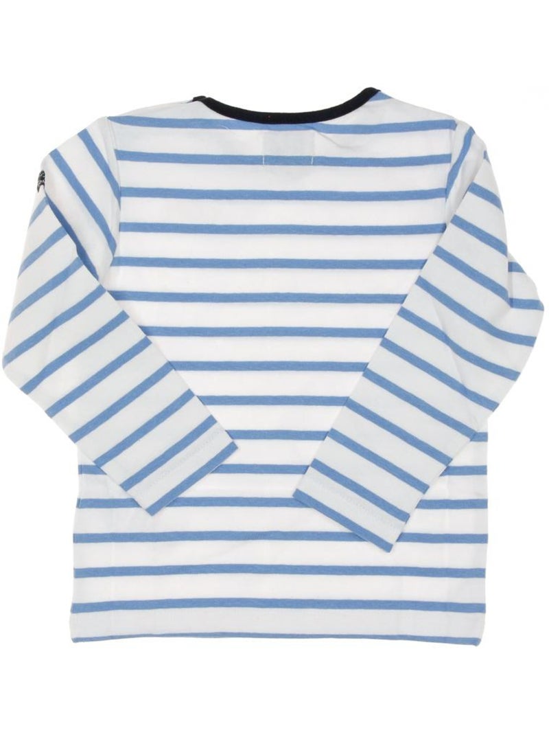 T-shirt à Rayures Garçon Bleu - Kiabi
