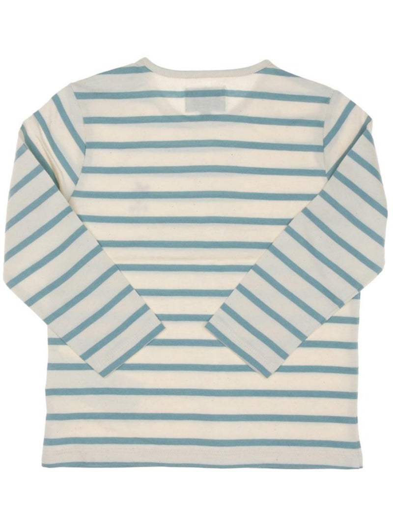 T-shirt à Rayures Garçon Bleu turquoise - Kiabi
