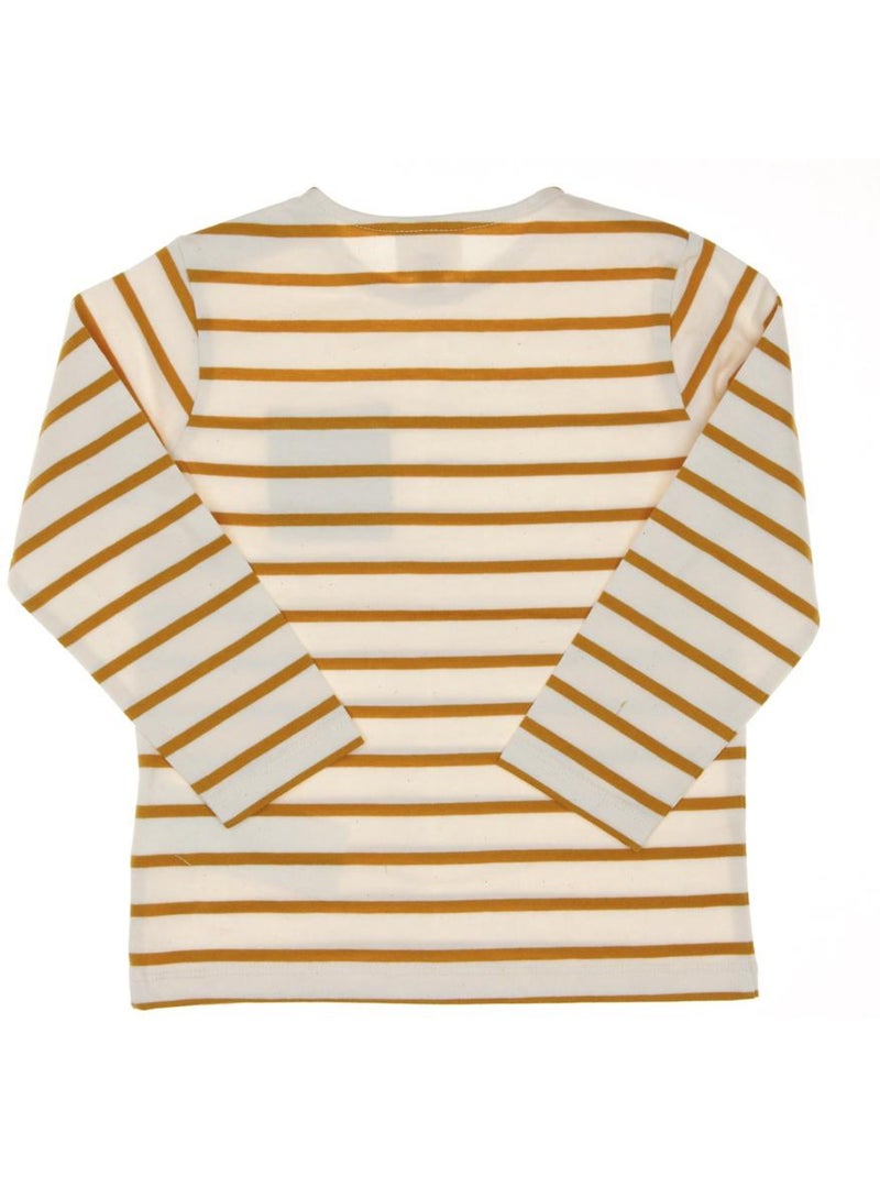 T-shirt à Rayures Garçon Jaune - Kiabi
