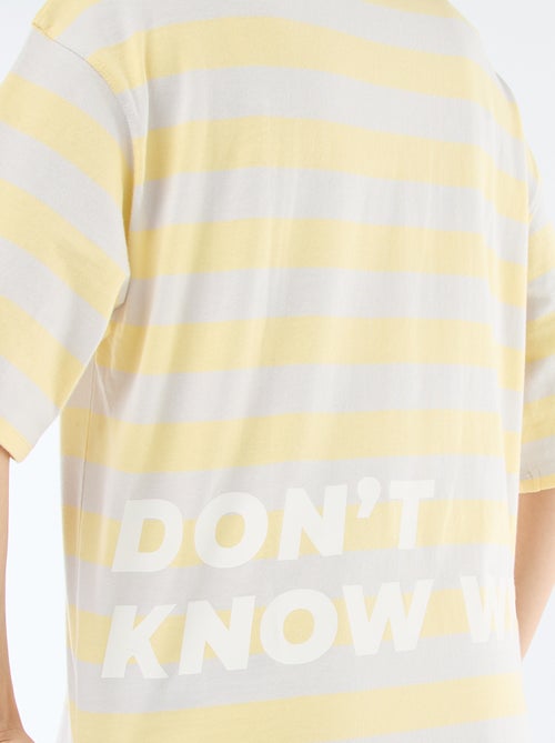 T-shirt à rayures large - Kiabi