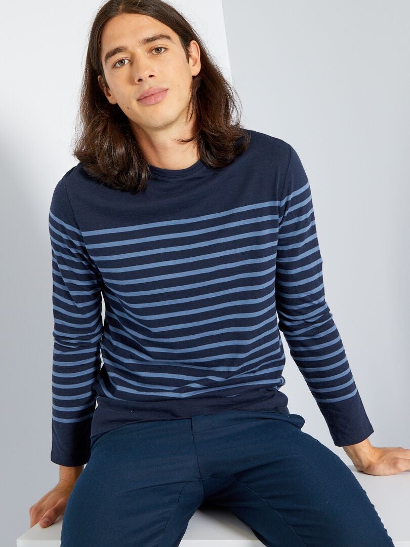 T-shirt Paul Smith Homme XL - Bordeaux à Rayures Artiste, Coton, Neuf Avec étiquettes
