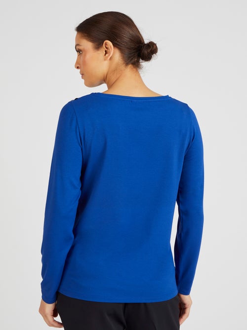 T-shirt à sequins - Damart - Kiabi