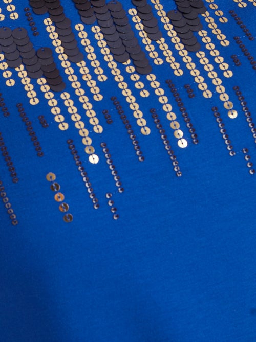T-shirt à sequins - Damart - Kiabi