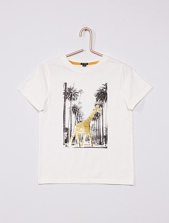 T-shirt à sequins réversibles