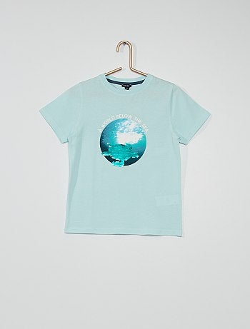 T-shirt à sequins réversibles