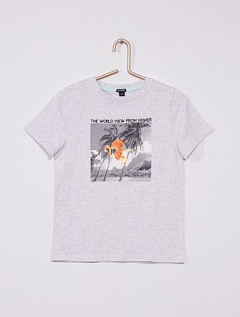 T-shirt à sequins réversibles