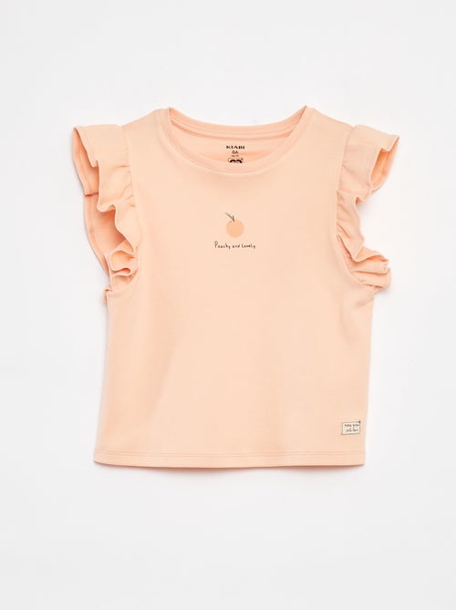 T-shirt à volants - Kiabi