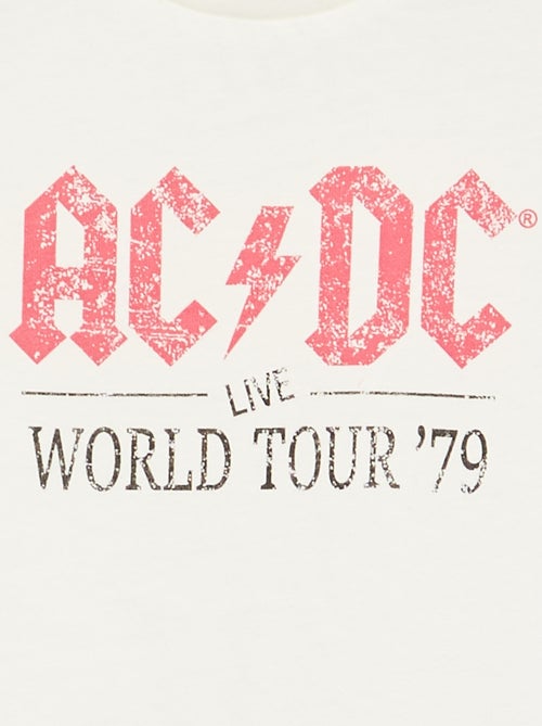 T-shirt 'AC DC' à manches courtes - Kiabi