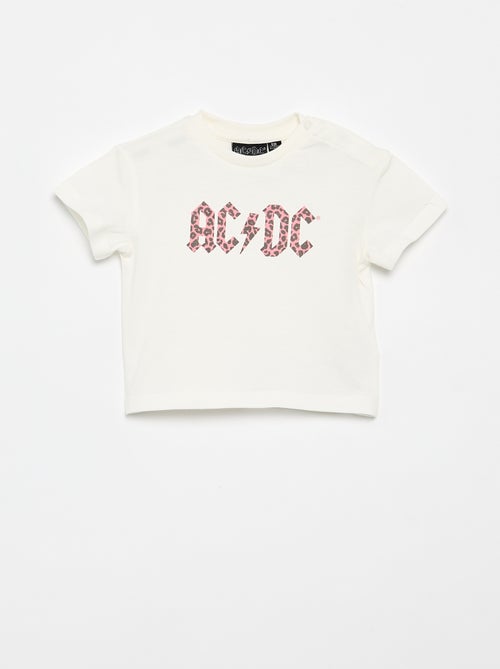 T-shirt 'AC DC' à manches courtes - Kiabi