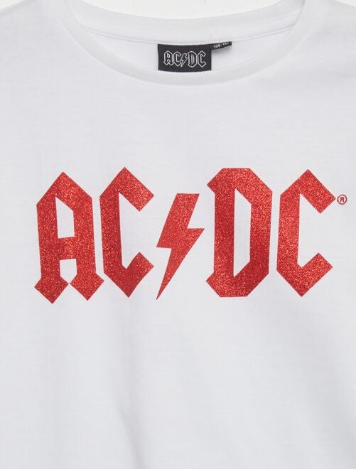 T-shirt 'ACDC' manches courtes - Kiabi