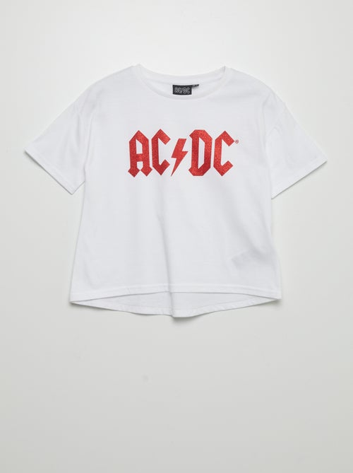 T-shirt 'ACDC' manches courtes - Kiabi