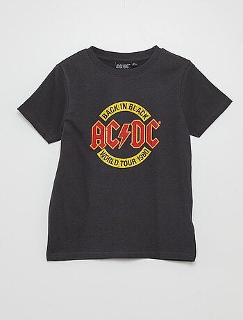 T-shirt 'ACDC' manches courtes