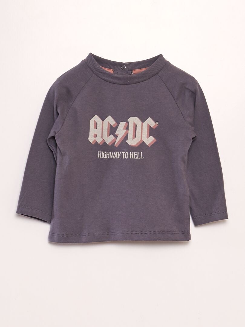 T-shirt 'ACDC' NOIR - Kiabi