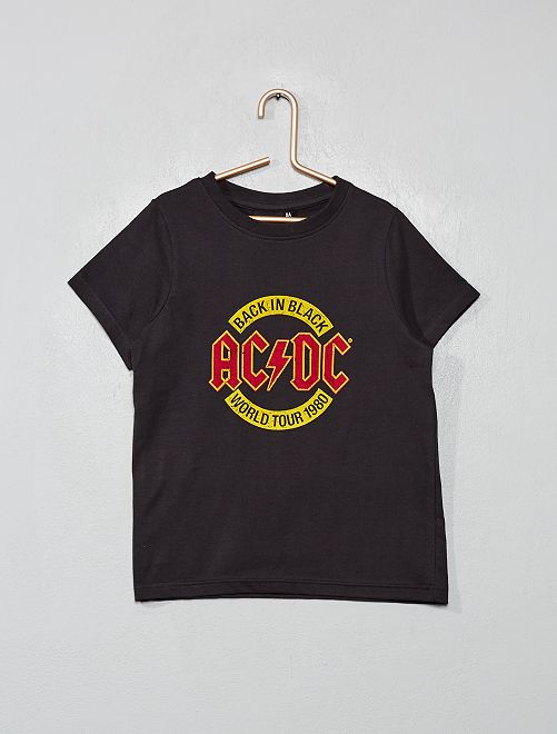 T-shirt 'AC/DC'                             noir 
