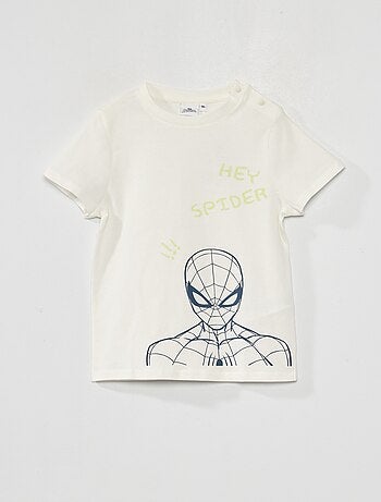 T-shirt adaptatif en jersey 'Spiderman' - Kiabi