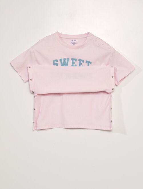 T-shirt adaptatif 'Sweet Sunday' - Kiabi