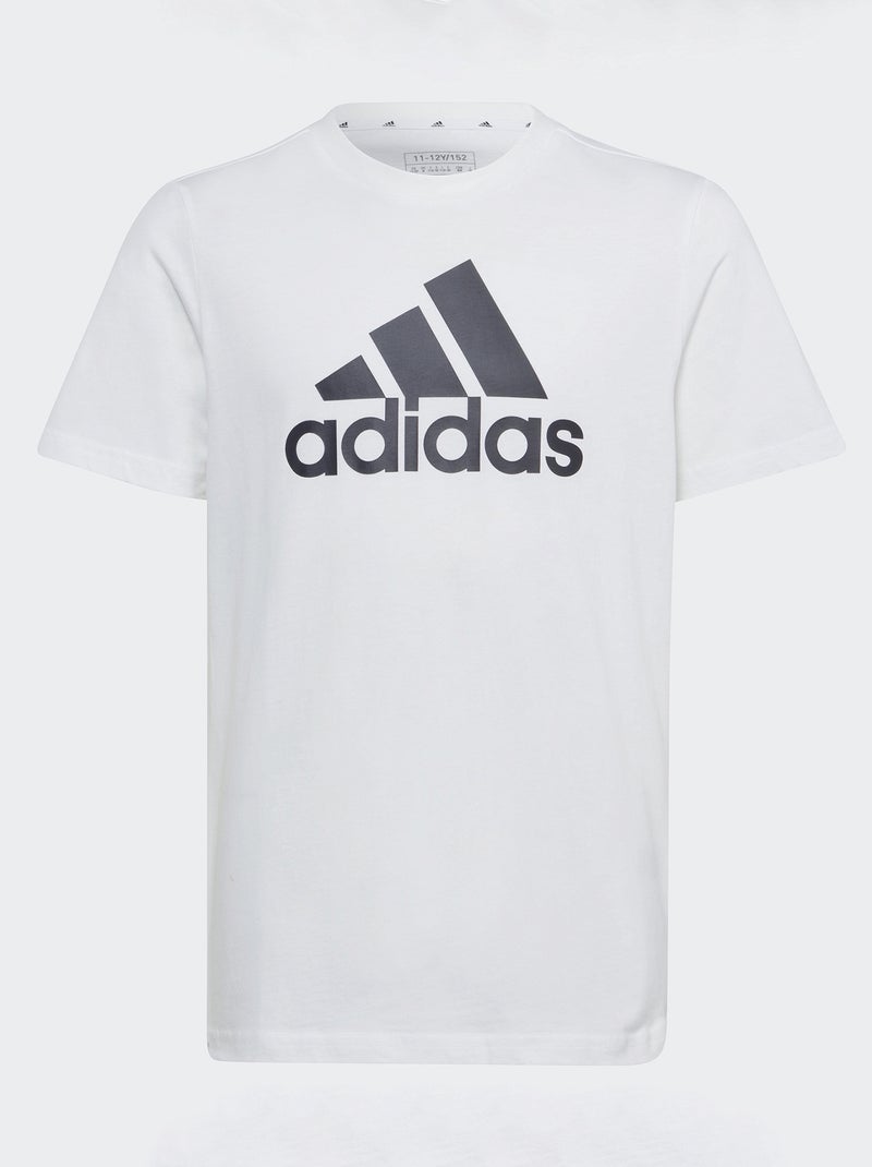 T-shirt 'adidas' à col rond Blanc - Kiabi